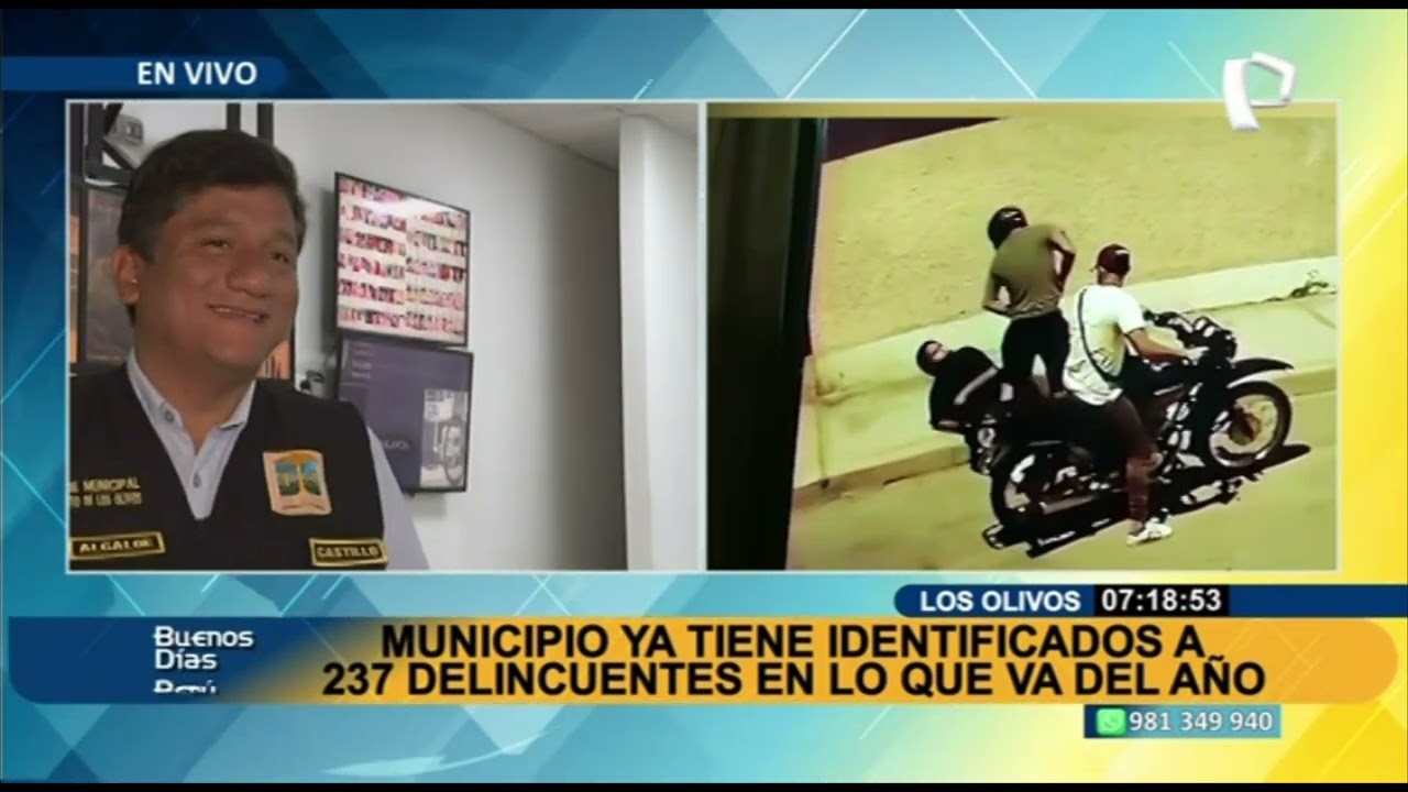 Los Olivos: municipio identifica a 237 delincuentes incluyendo menores en lo que va de a&ntilde;o