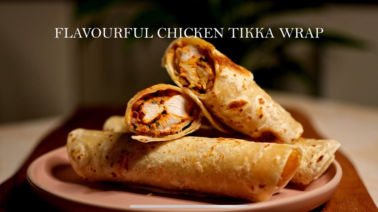 Najlepszy przepis na Chicken Tikka Wrap | Szybki i łatwy przepis w stylu ulicznym!