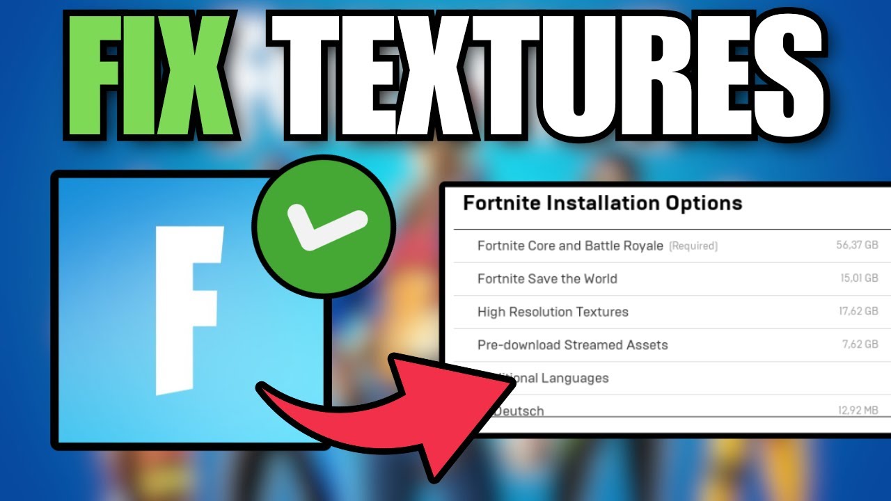 How To Fix Fortnite Textures Not Loading On PC - Full Tutorial