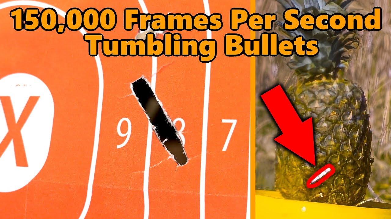 Keyholing/Tumbling Bullets Caught in Slow Motion (Arisaka Type 38 6.5x50mm)