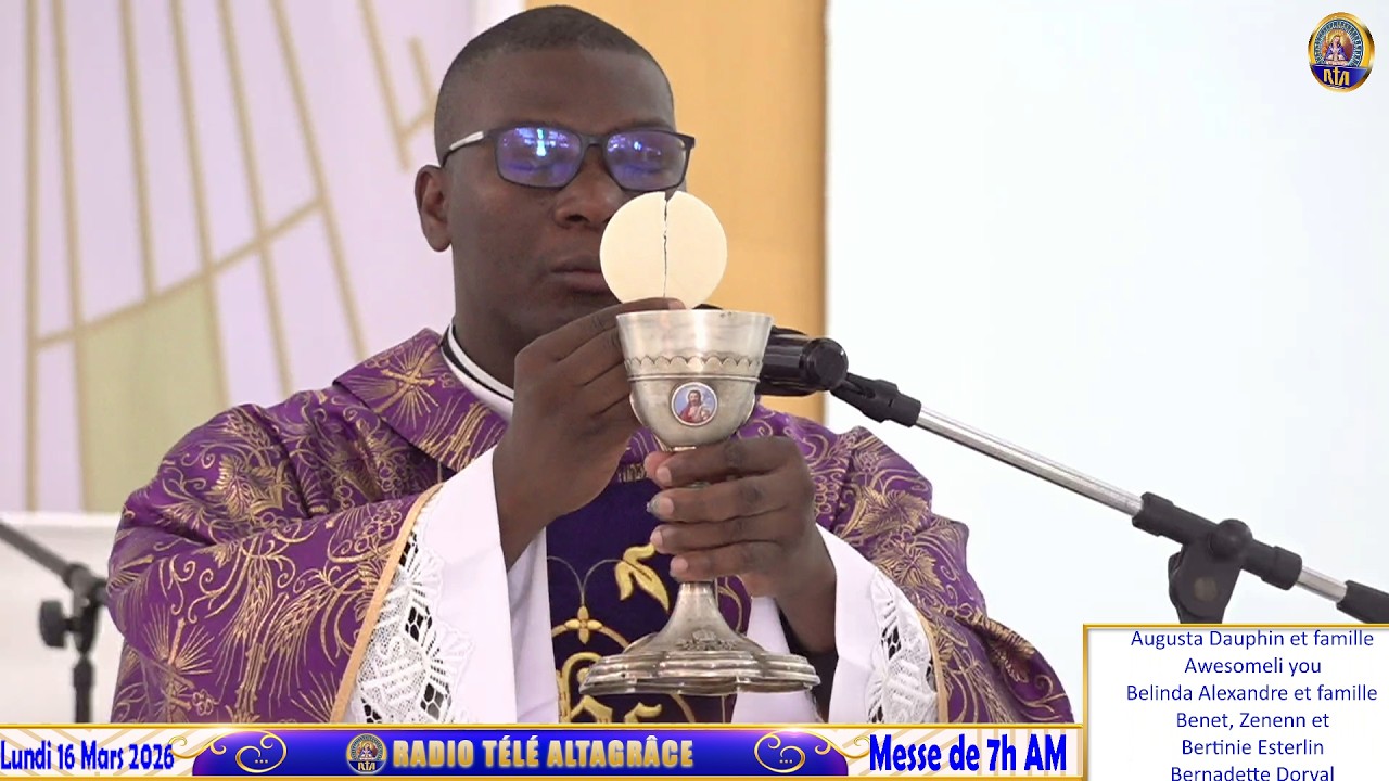 4ème Semaine de Carême  - Messe de 7h AM | Lundi 16 Mars 2026