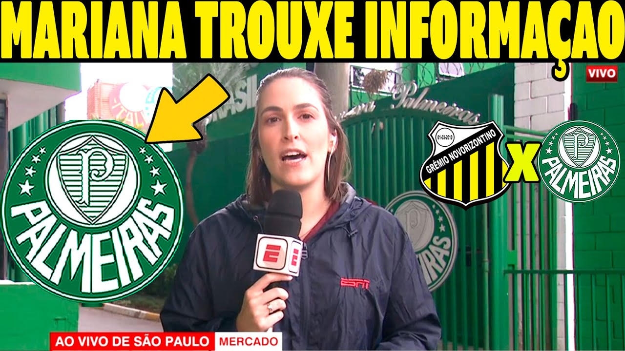 SAIU AGORA! MARIANA ATUALIZOU O PALMEIRAS! DIA MOVIMENTADO NO VERDÃO COM NOTICIAS DO PALMEIRAS HOJE!