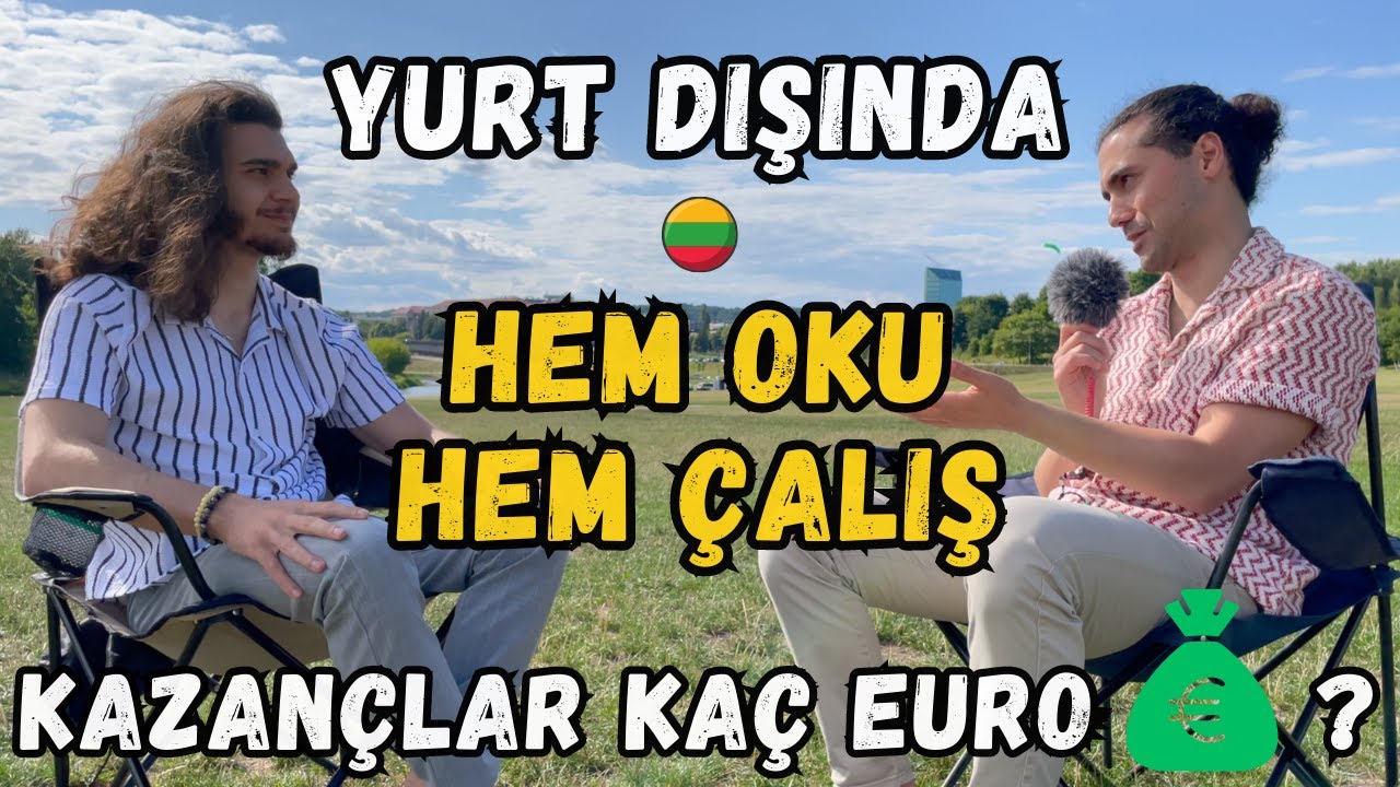 Yurt Dışında Öğrenciyken Çalışmak (Uber, Bolt Taksi, Kurye, Garson, Staj)🇱🇹