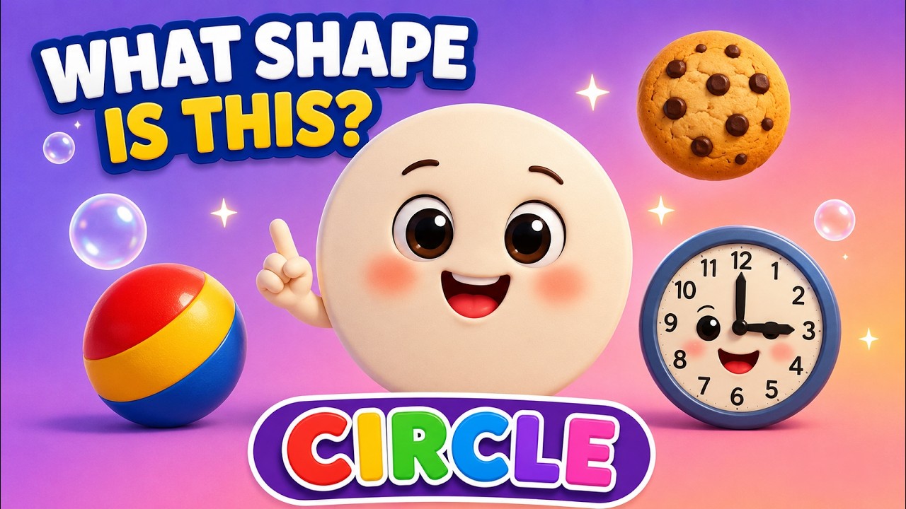 Circle Fun! Learn Shapes with Catchy Song  | Songs for Kids