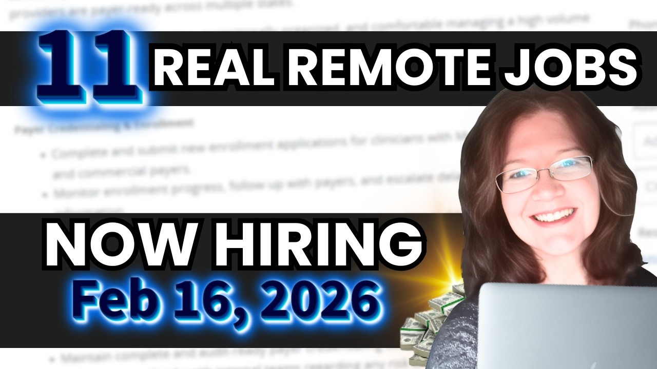 Part Time / Beginner Friendly / Entry Level / Upper Entry Level NEW Remote Jobs