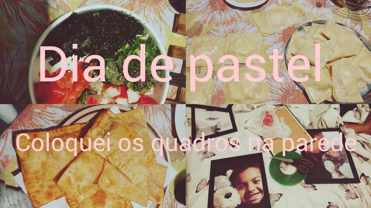 NOITE DO PASTEL//COLOQUEI OS QUADROS E AMEI ❤️