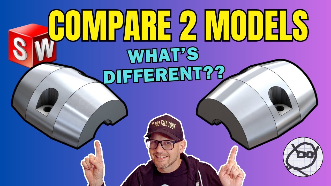 How to COMPARE 2 models in SolidWorks