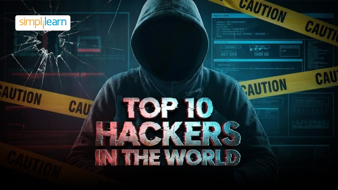 Top 10 Hackers In The World  You Should Know!| Most Dangerous Hackers Of All Time | Simplilearn