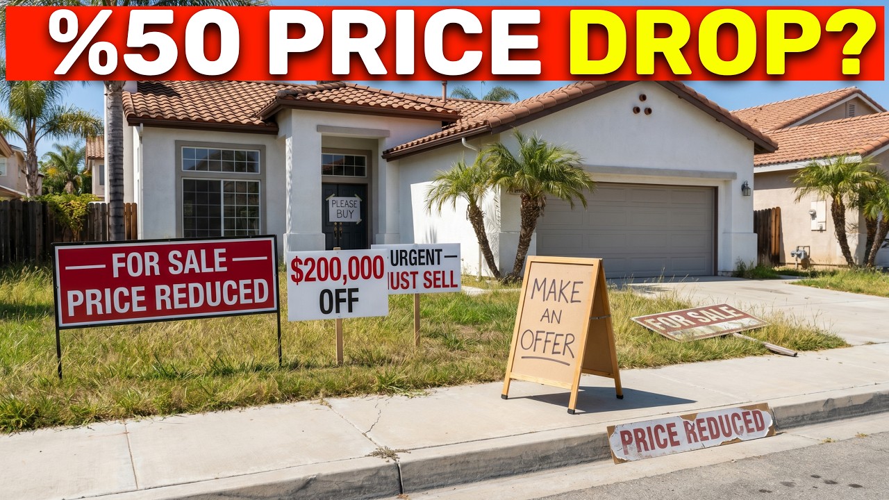 10 California Cities Where Home Prices Are Falling Like a Rock (2026 Crash)