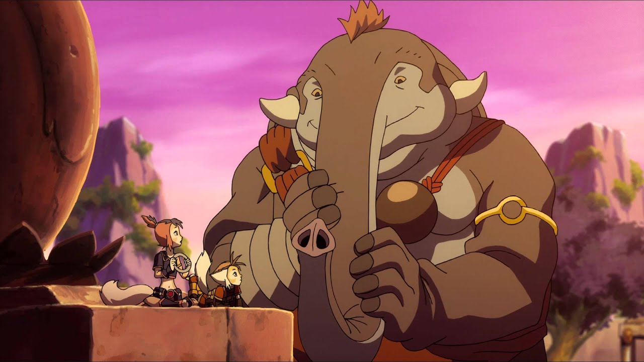 WilyKit and WilyKat share a song with the Elephants on ThunderCats: Sight Beyond Sight