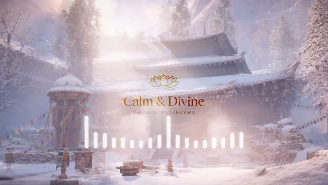 Whispering Snow - Peaceful Flute, Sitar & Tabla | Relaxing Meditation Music | Vol. 3