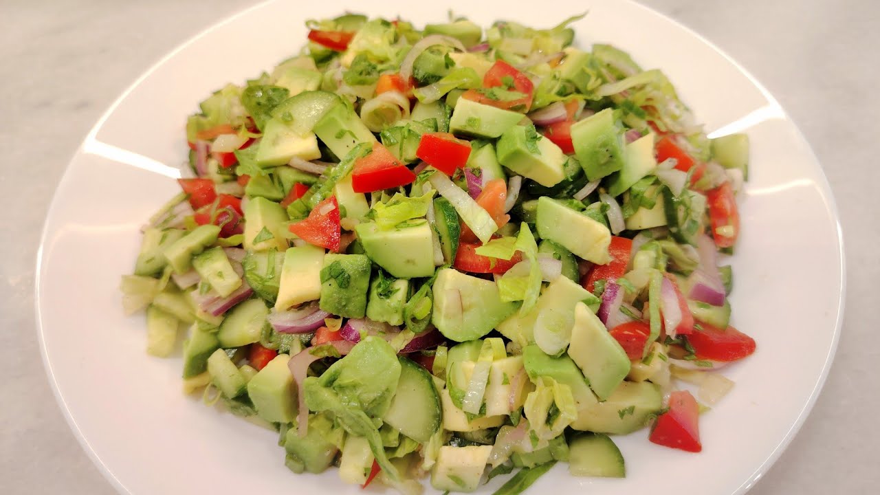 Weight Loss Salad That Actually Tastes Good | Avocado & Fresh Ingredients #avocadosalad #weightloss 