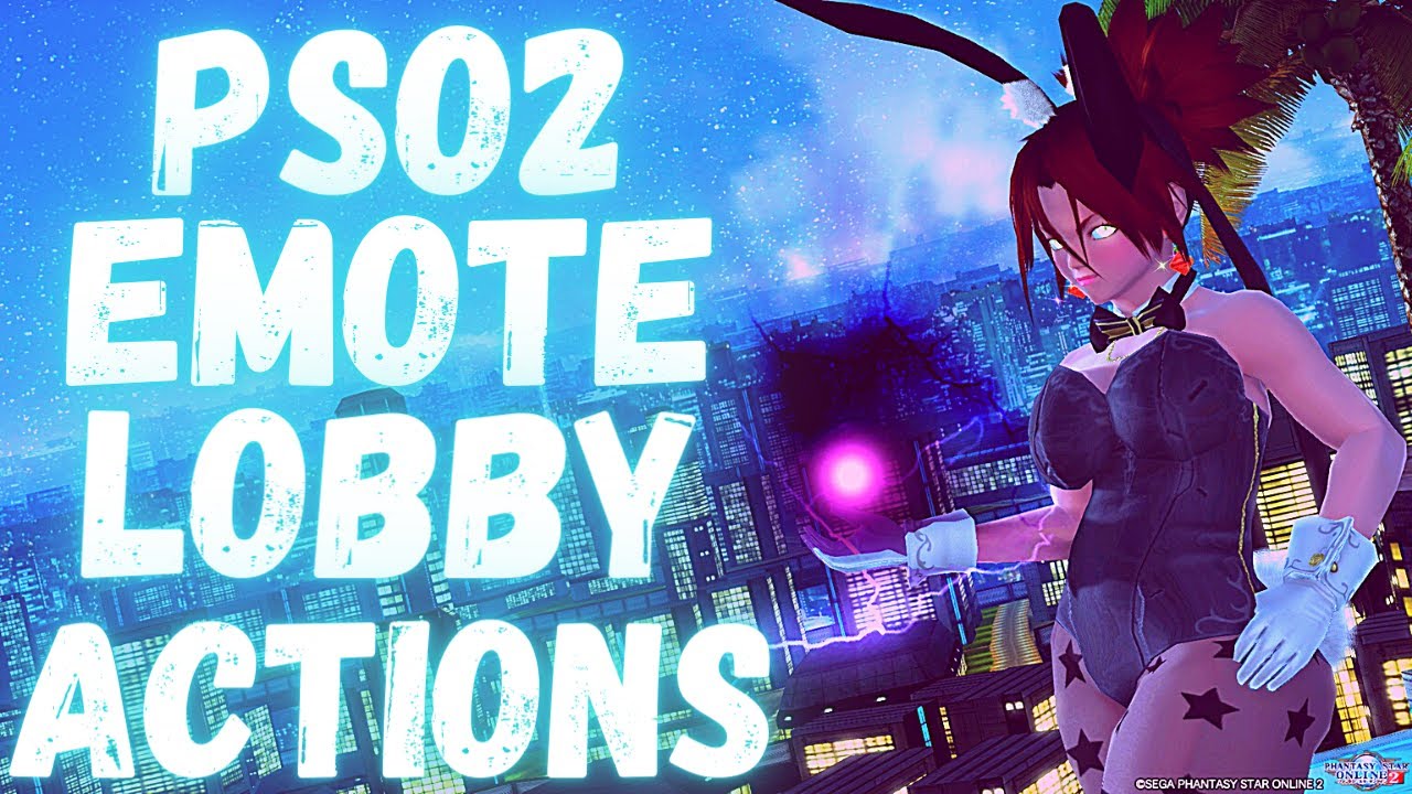 PSO2 NGS 335: Missile Emote Lobby Action 335「ミサイル」