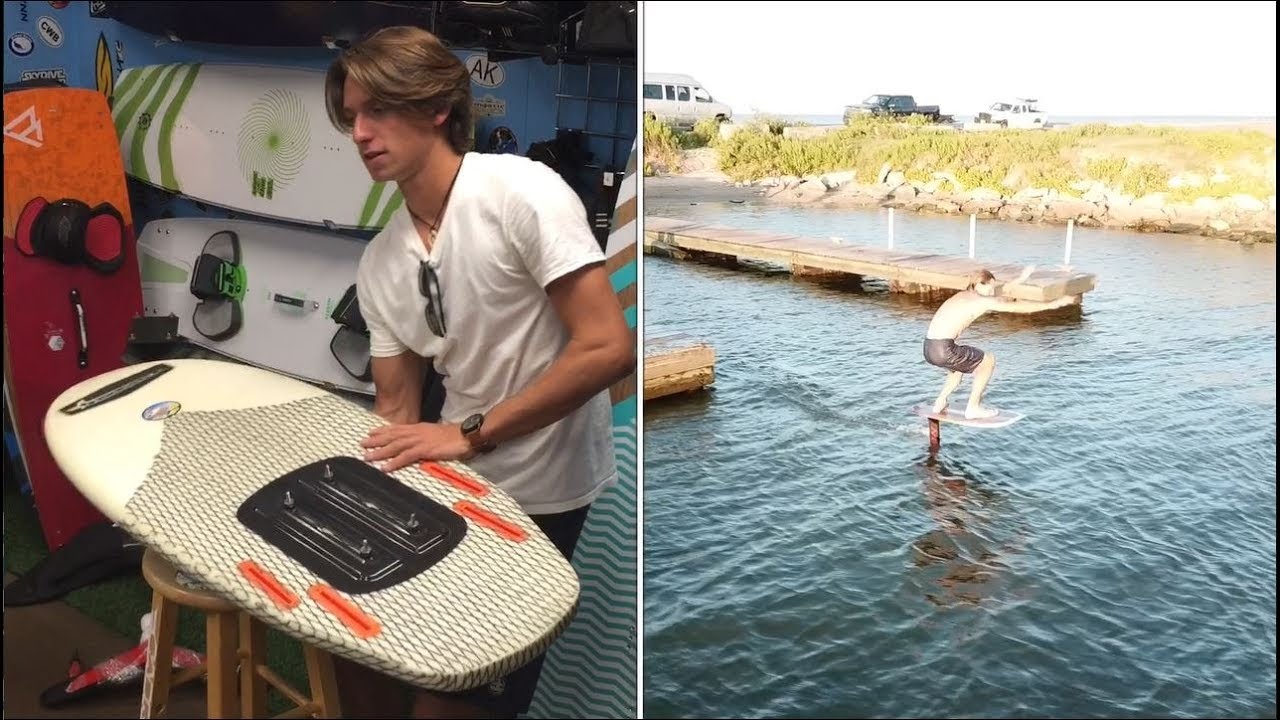 Lance Shows Us How to Dock Start and Foil Pump