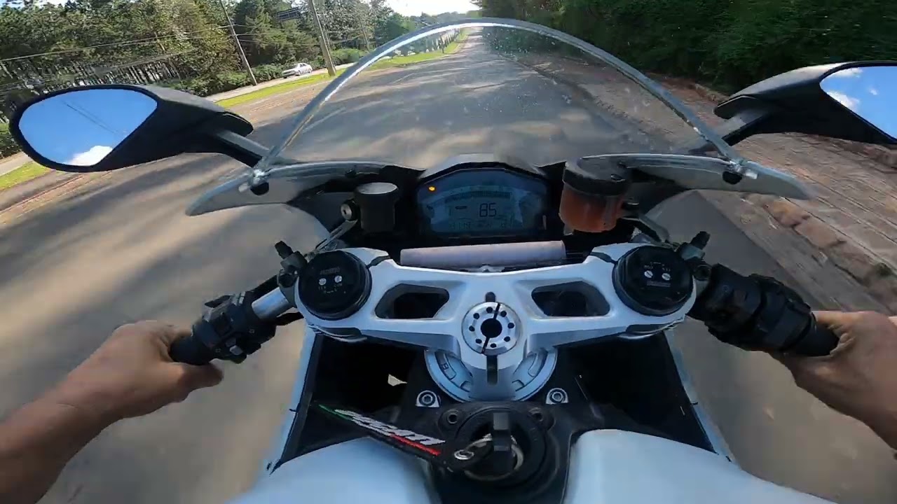 DUCATI PANIGALE 959 TEST RIDE LINK ATALLA ELIMINANDO O CATALISADOR COM 30 SOLDAS SECCIONADAS