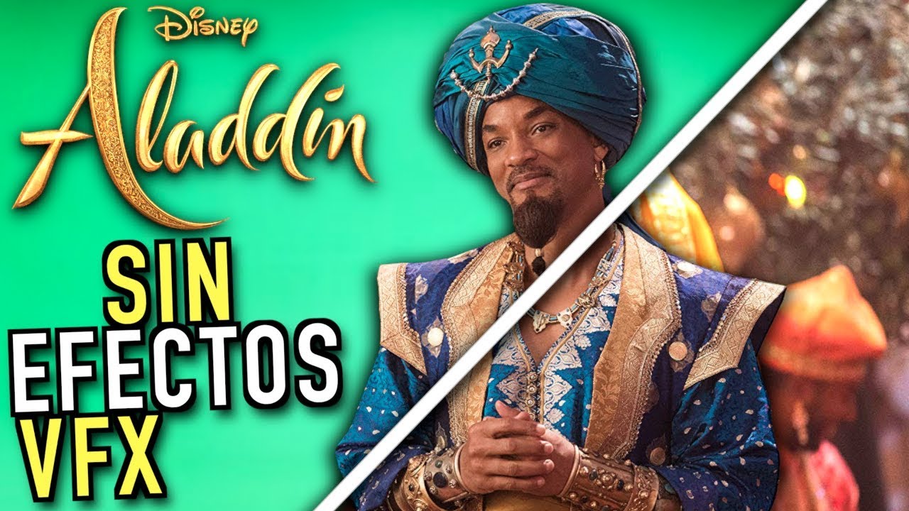 Así luce la PELICULA de ALADDIN (2019) sin EFECTOS ESPECIALES - ALADDIN (2019) detrás de CÁMARAS