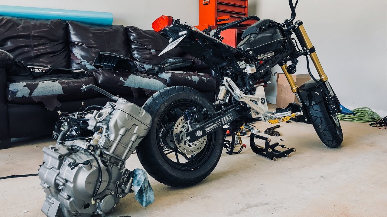 I'm swapping a 300cc Engine into my Grom!