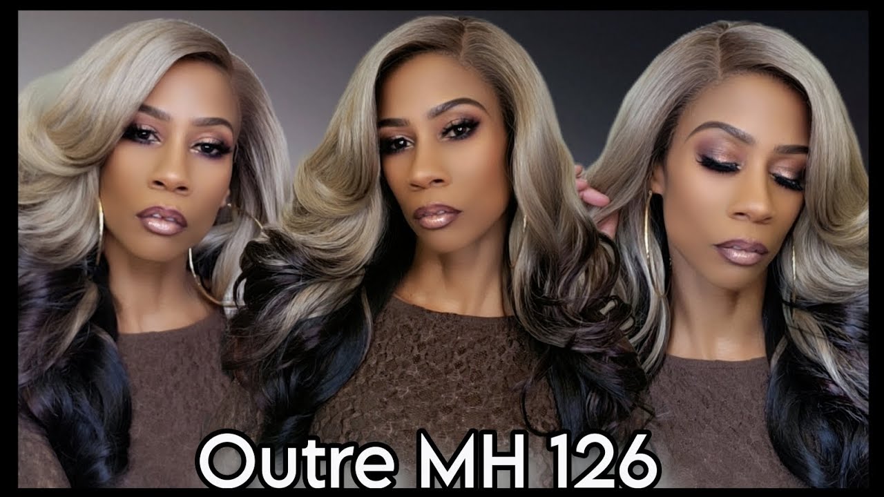 Обратное омбре и многослойность!! Внешняя плавно переходящая линия роста волос/MH 126.