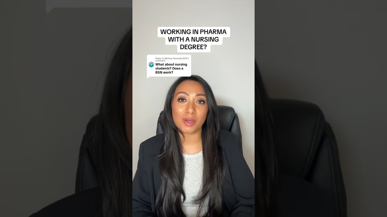 Working in pharma with a nursing degree?
