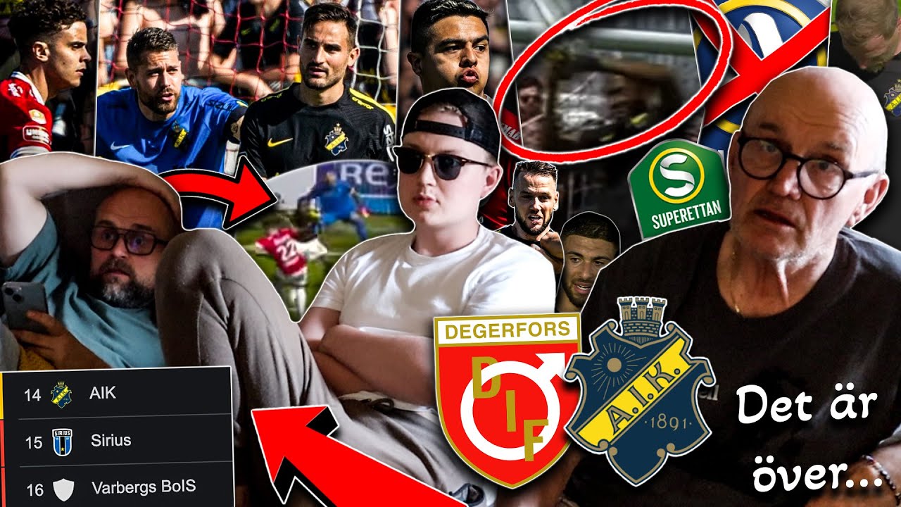 Vi åker ut... - Degerfors vs AIK