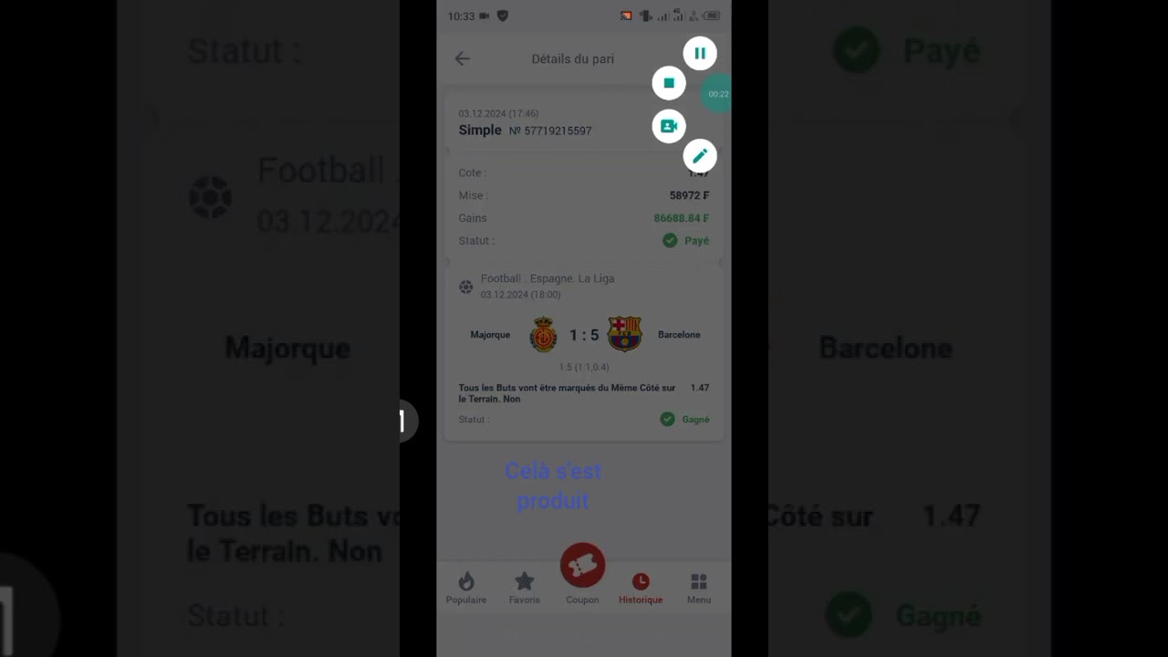 Tout les buts seront marqués du même côté sûr le terrain ??