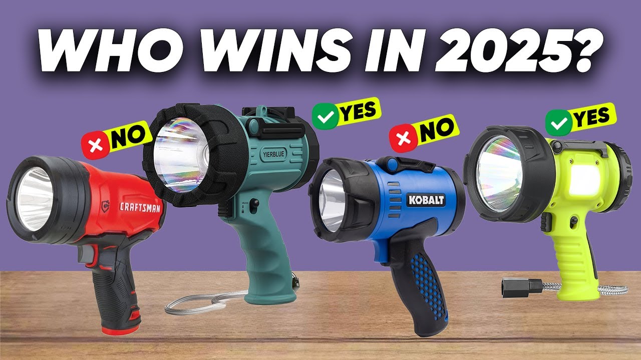 Best Spotlight Flashlight 2025 | Top 5 Ultra-Bright & Long-Range Picks