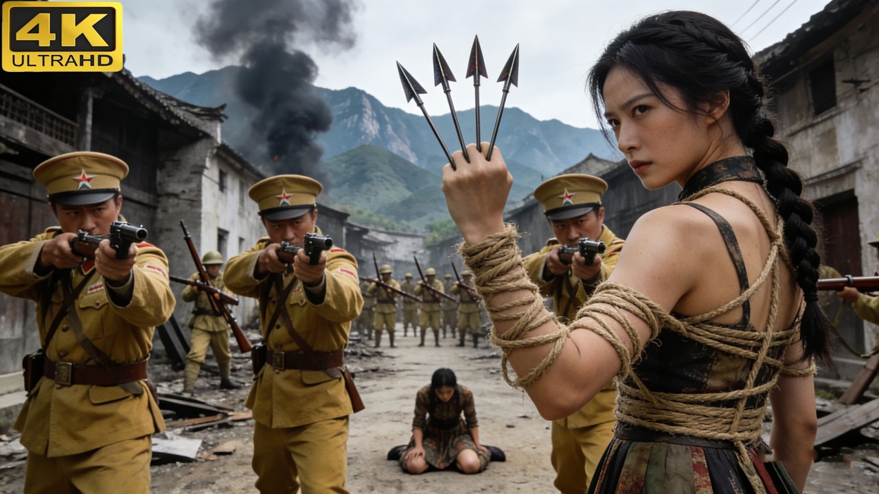 ⚔️【2025最新抗日神劇】美女特工竟是最強飛鏢大俠，一招秒殺日軍一個營⚔️ Kungfu丨Action丨功夫丨抗日丨動作丨Chinesedrama丨中國電視劇丨中国功夫丨枪战丨Tai  Chi