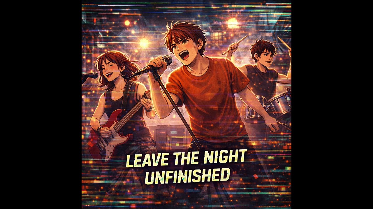 Leave The Night Unfinished - anthem glitch pop