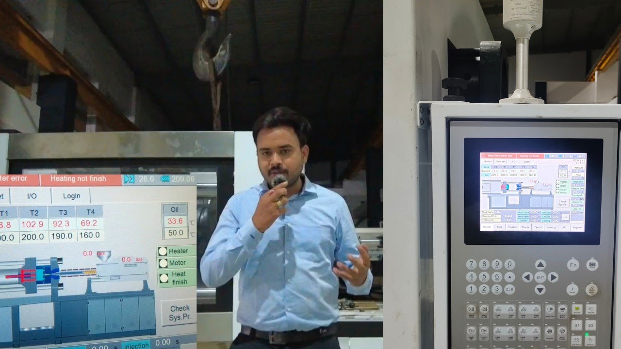 MONITOR / HOME PAGE PLC INJECTION MOLDING MACHINE FOR BEGINNERS