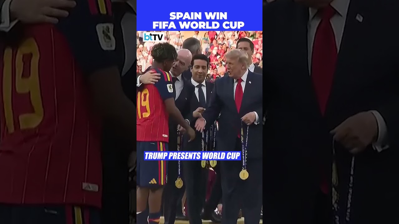 Spain Beat Argentina To Lift FIFA World Cup 2026 | Trump Joins Trophy Ceremony