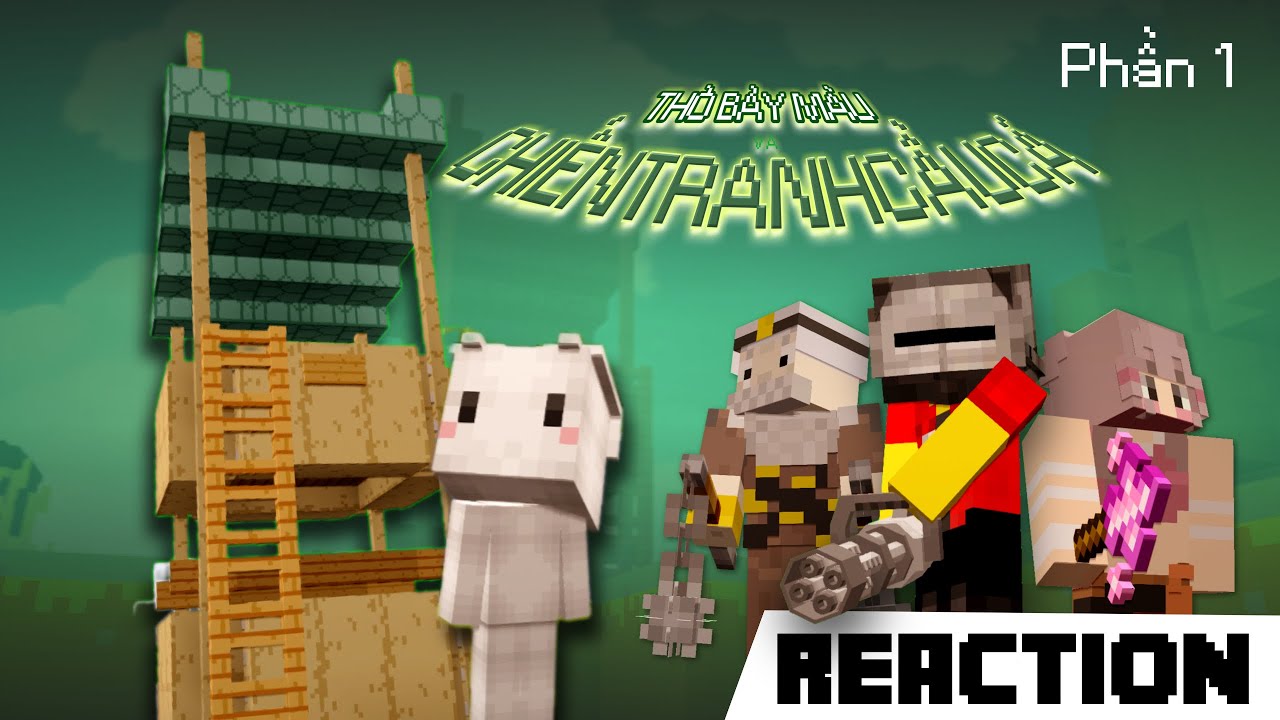 MINECRAFT MOVIE: THỎ BẢY MÀU VÀ CHIẾN TRANH CẦU CÁ | PHẦN 1 FULL