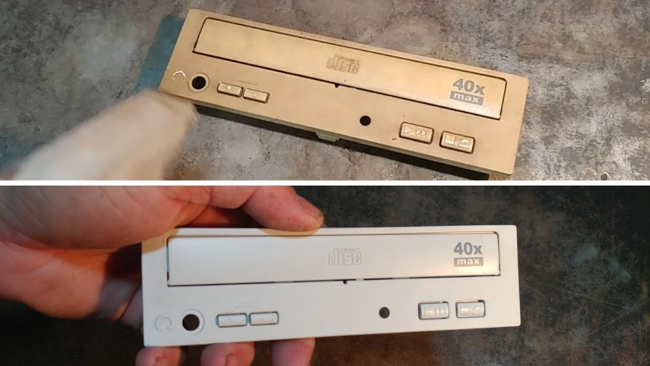 How to Remove yellowing from old plastic - RESTORATION PLASTIC