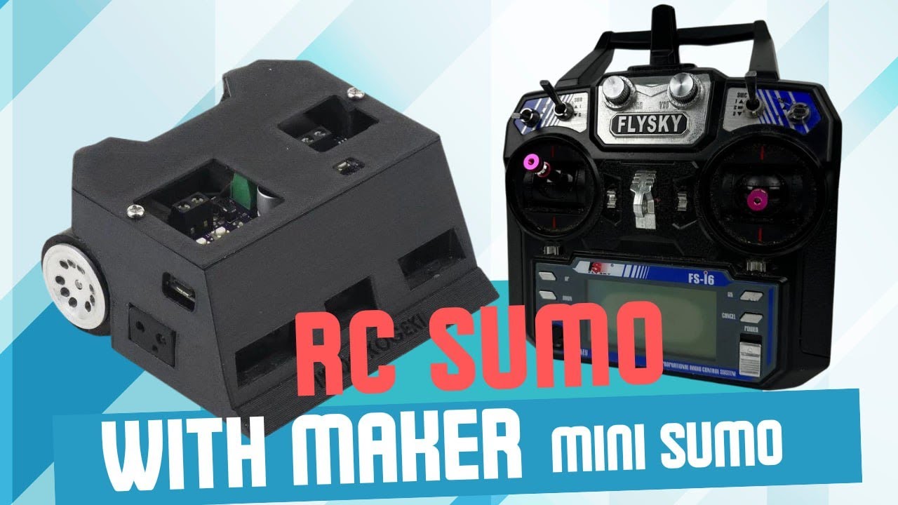 RC Sumo using Maker Mini Sumo Controller