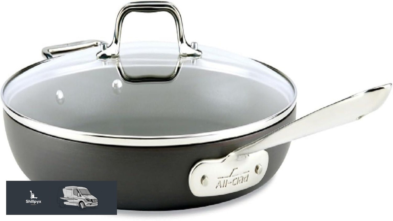 All Clad HA1 Hard Anodized Nonstick Fry Pan 12 Inch Induction Oven Broiler