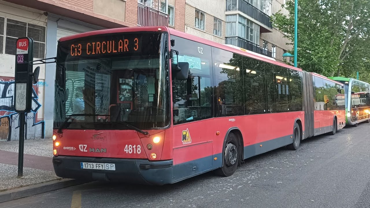 Últimas Circulaciones del MAN NG313-F N°4818 matriculado en Septiembre de 2006 - Líneas 24, Ci3, Ci4