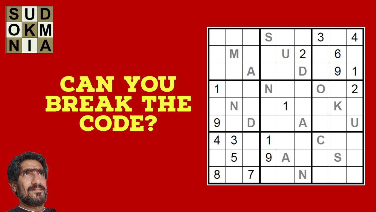 An Awesome Coded Sudoku made especially for us by a renowned sudoku author.