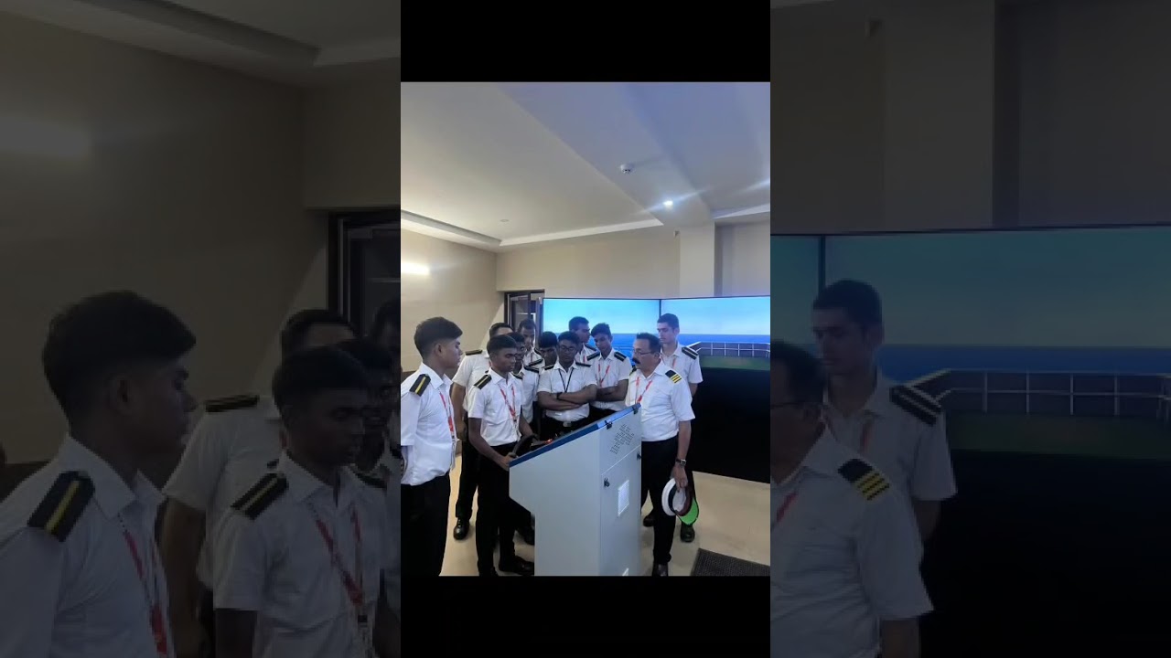 CMC-B.Sc (N.S)24 Batch cadets visited New Mangalore Port and training at MMCT&rsquo;s New Bridge Simulator