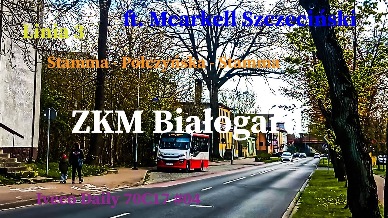 Linia 3 Białogard Stamma - Pękanino Cmentarz - Stamma Iveco Daily 70C17 #04 ft.Mcarkell Szczeciński