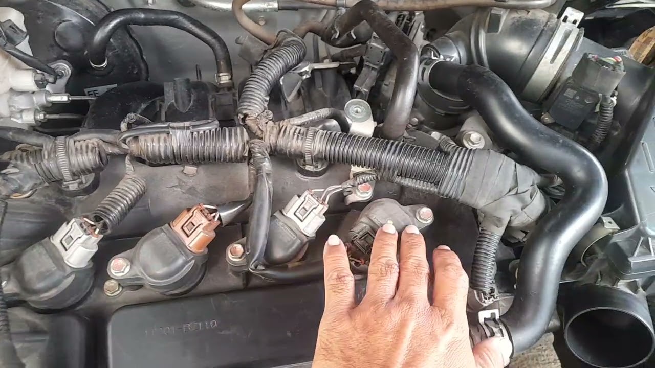 Posisi ignition coil di mobil yang sudah sistem injection