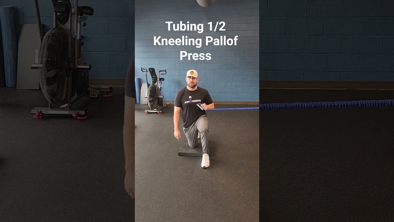 Tubing 1/2 Kneeling Pallof Press