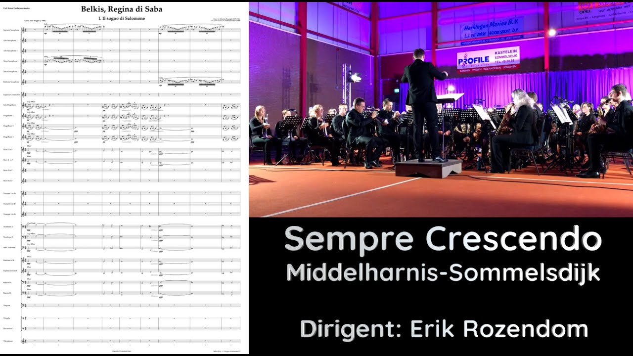 Belkis, Regina di Saba, 01 Il Sogno di Salomon - fanfare Sempre Crescendo, Middelharnis-Sommelsdijk