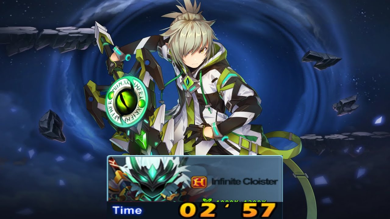 Grand Chase Classic - Zero Infinity Cloister 4 (Full Clear) 2'57