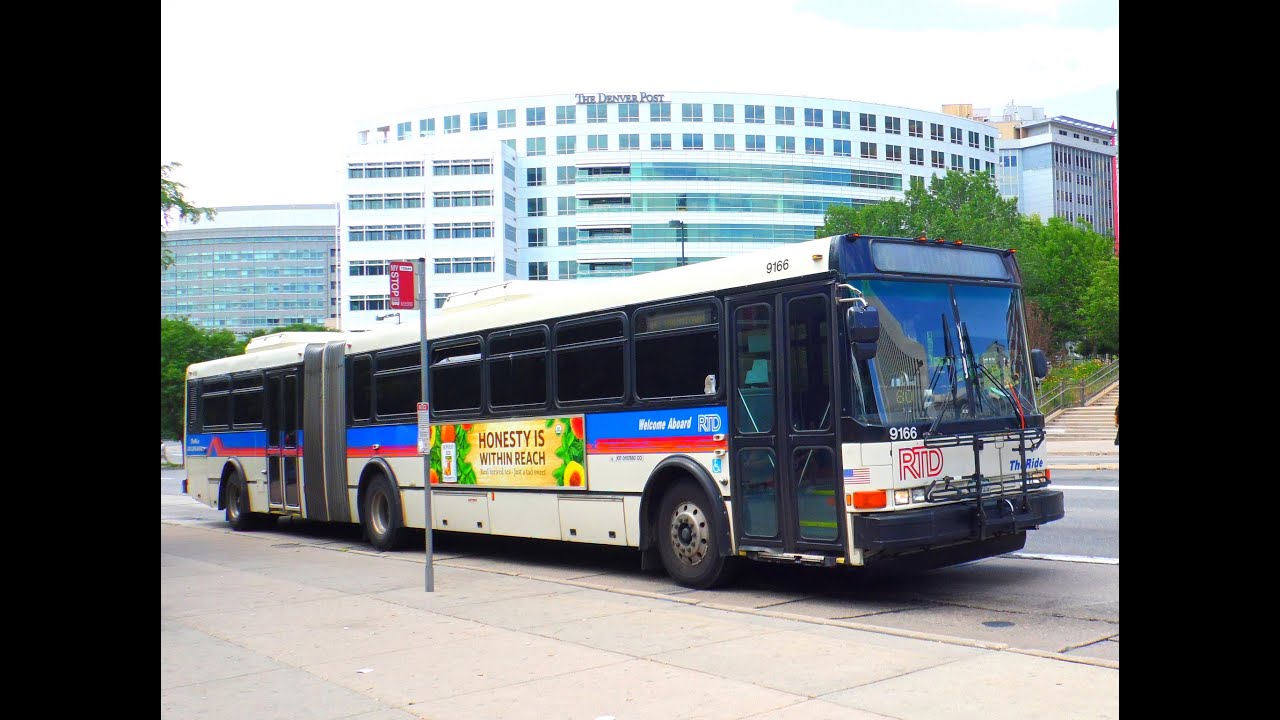 RTD (Denver, CO): 2000 NABI 60-SFW [436.09] - Articulated (Diesel) #9166