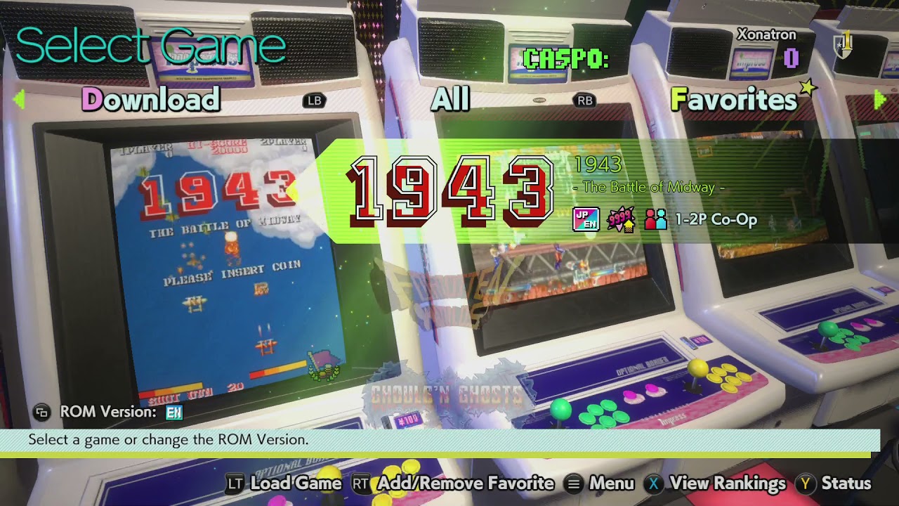 Capcom Arcade Stadium (Xbox One) - 1943: The Battle of Midway (Arcade) - Full Playthru