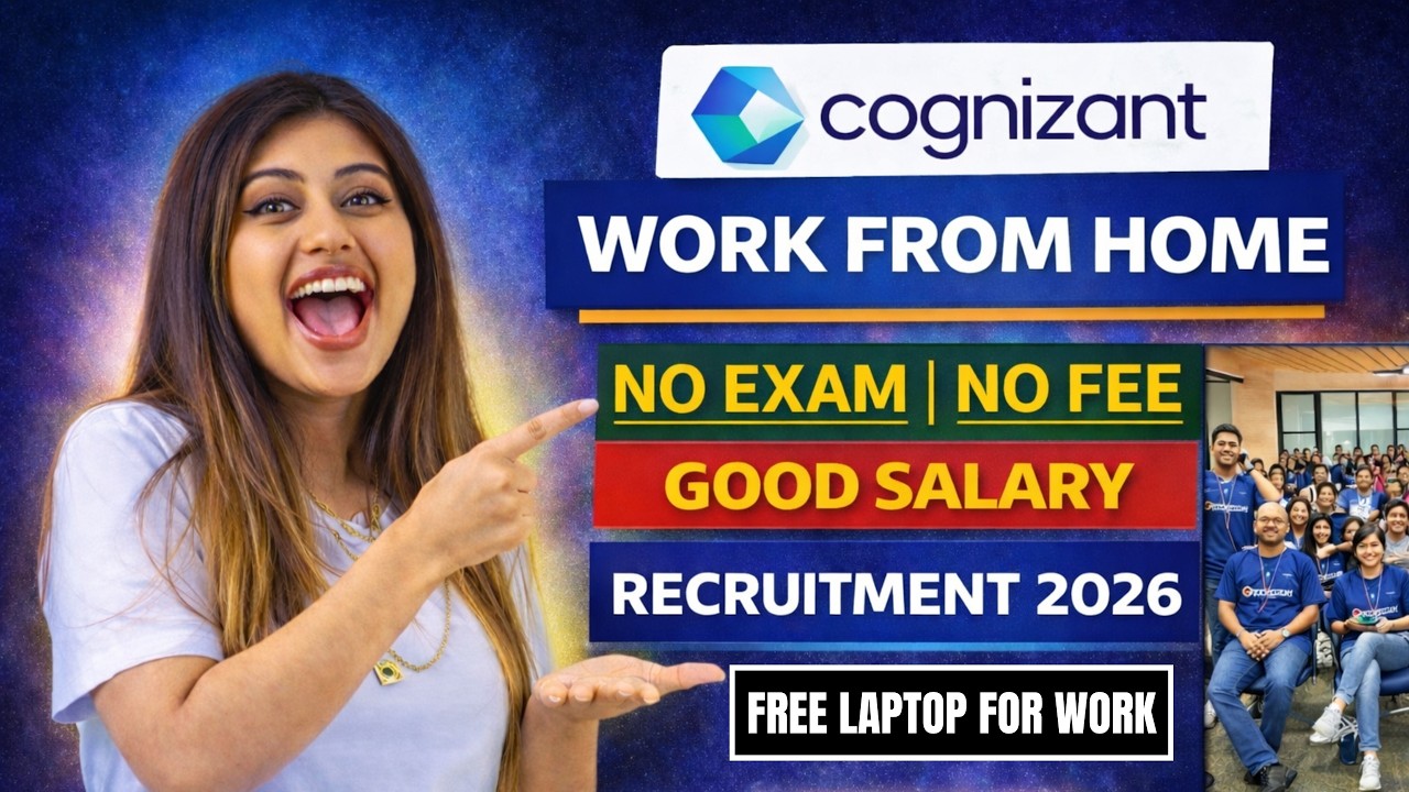 Cognizant Work From Home Jobs 2026 | Remote Job | Latest Hiring 🔥