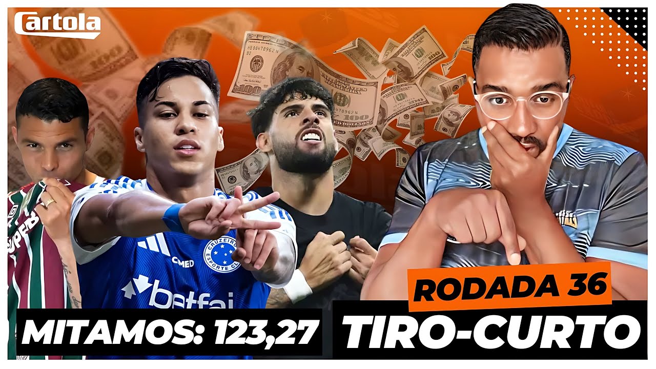 CARTOLAFC RODADA 36: TIMES TIRO CURTO l PARA TIRAR PONTOS OU LIGA DE RODADA &Uacute;NICA