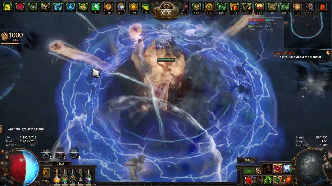 3.21 Spectral Shield Throw SST PF - 87% IIQ 700%+ IIR - 400% MS - 8 Mod Wandering Path NO HEADHUNTER