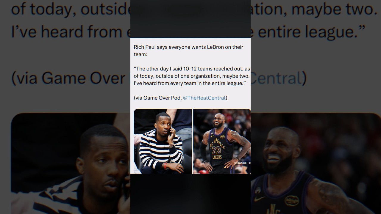 41-YEAR-OLD LEBRON IS THE BEST FREE AGENT! 👑🤯 #shorts