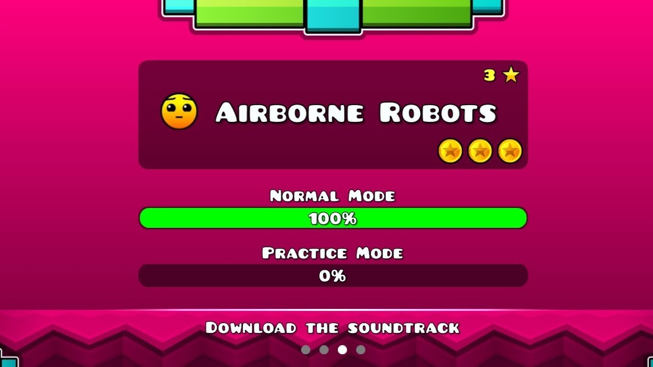 Geometry Dash Meltdown - Airborne Robots [Пройден на 100%]