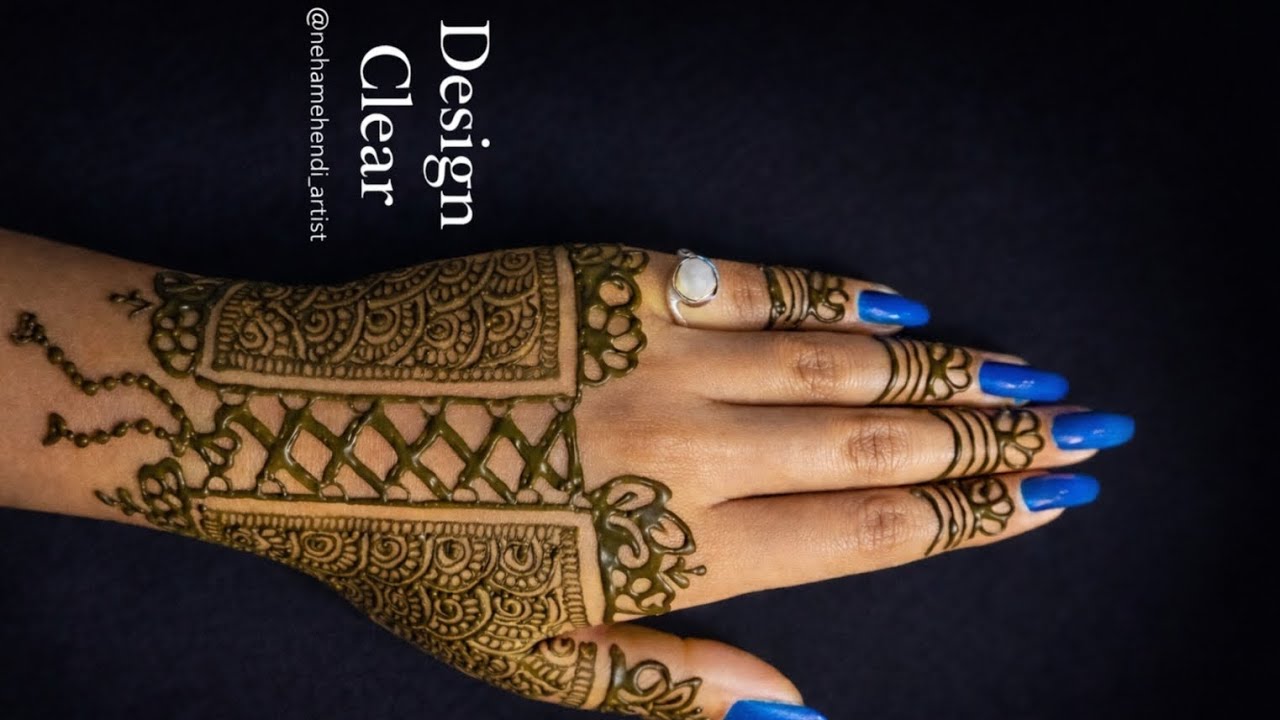 Simple Mehendi But Look Is Too Classy|Modern MehendiDesignSimpleYetElegant”@nehamehendi_artist